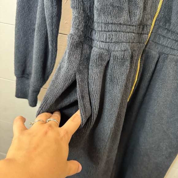 Fabletics Women’s Cozy Cord Zip Onesie In Black Size Small - Picture 14 of 14